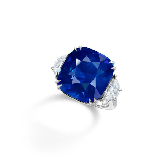 サファイヤ×ダイヤモンドリング